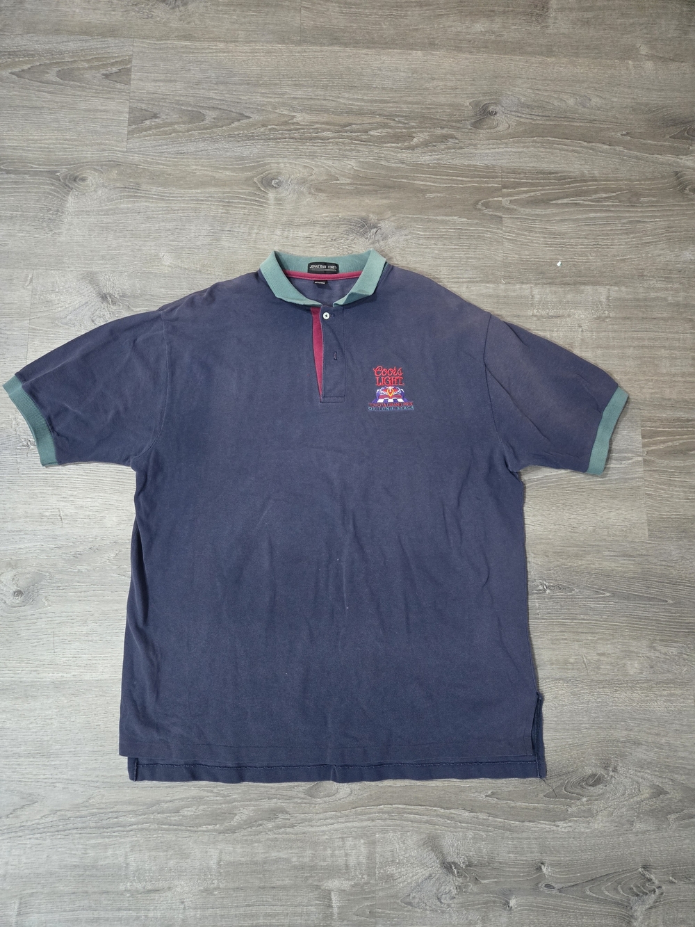 Vintage Coors Light Toyota Grand Prix Polo Shirt Men’s XXL Racing Beer Promo USA